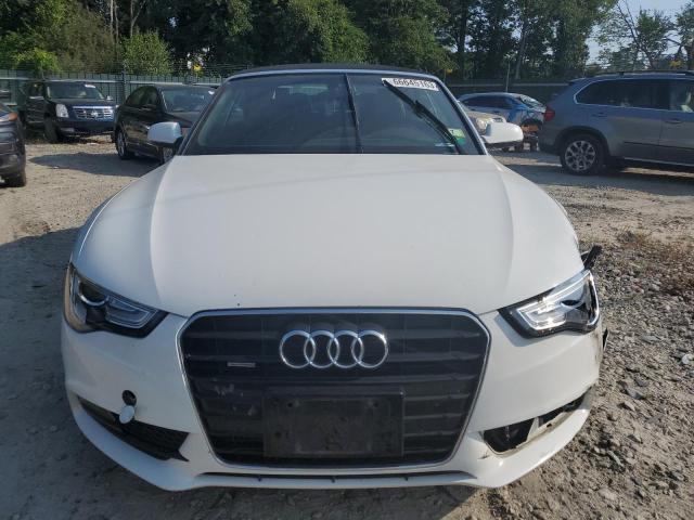 WAUCFAFH4DN015721 - 2013 AUDI A5 PREMIUM WHITE photo 5