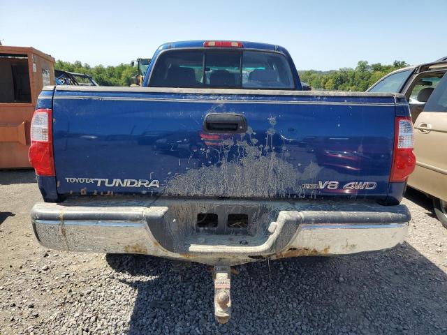 5TBBT44126S481507 - 2006 TOYOTA TUNDRA ACCESS CAB SR5 BLUE photo 6