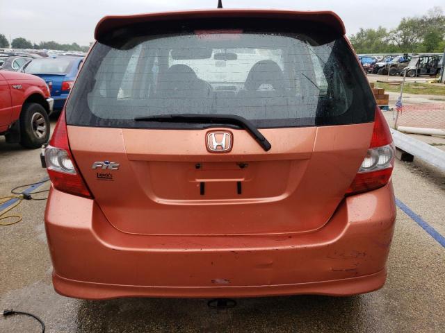 JHMGD38647S067081 - 2007 HONDA FIT S 橙色 照片 6