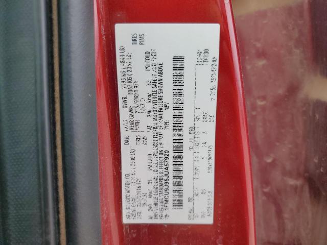 1FMCU9J95JUA57920 - 2018 FORD ESCAPE TITANIUM RED photo 13