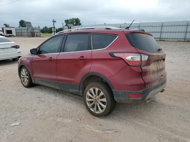 1FMCU9J95JUA57920 - 2018 FORD ESCAPE TITANIUM RED photo 2