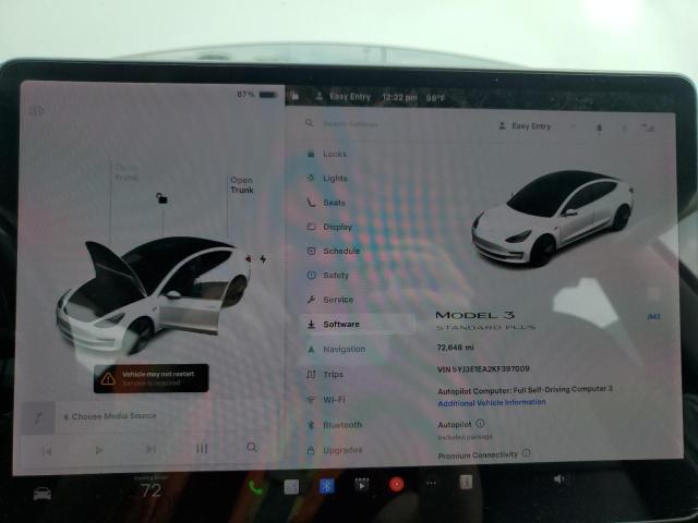 5YJ3E1EA2KF397009 - 2019 TESLA MODEL 3 Білий фото 9