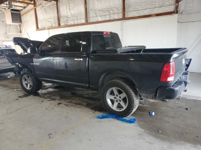 1D7RV1CT7AS256135 - 2010 DODGE RAM 1500 BLACK photo 2