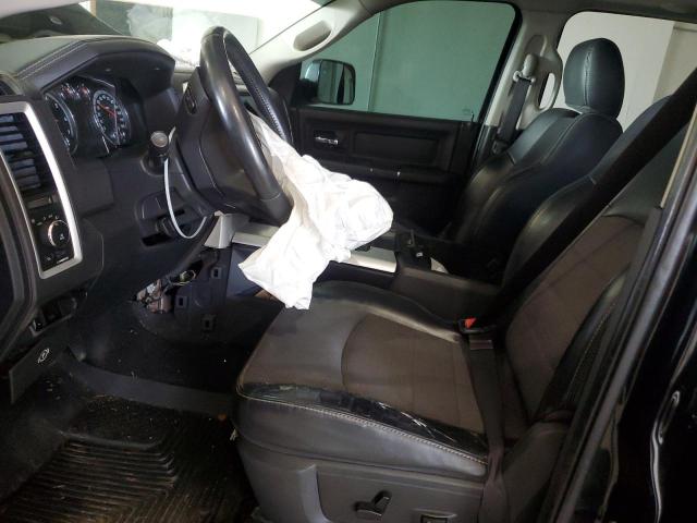 1D7RV1CT7AS256135 - 2010 DODGE RAM 1500 BLACK photo 7