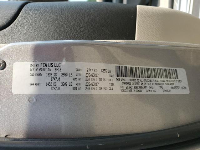 2C4RC1BG6KR554831 - 2019 CHRYSLER PACIFICA TOURING L 银色 照片 13