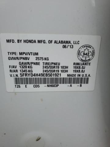5FRYD4H49EB501921 - 2014 ACURA MDX TECHNOLOGY 白色 照片 13