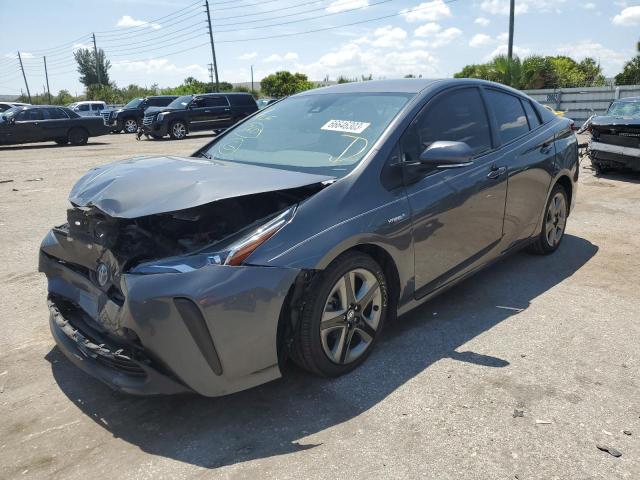 JTDKAMFUXM3139404 - 2021 TOYOTA PRIUS SPECIAL EDITION GRAY photo 1