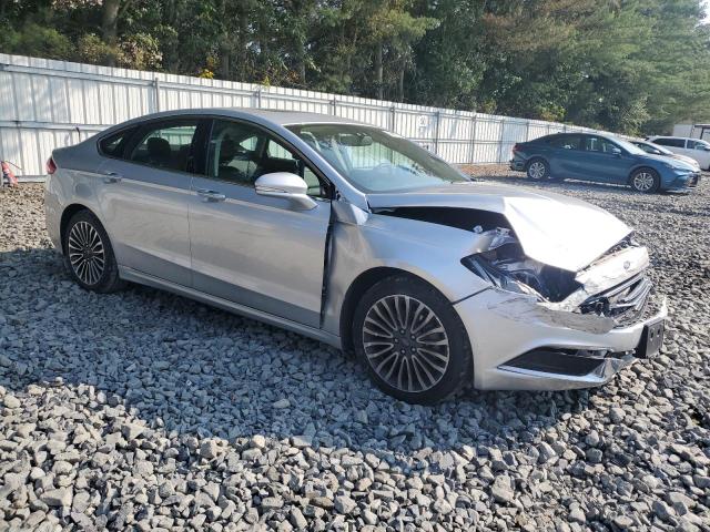 3FA6P0HD4JR164436 - 2018 FORD FUSION SE 银色 照片 4