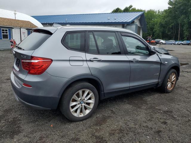 5UXWX9C54E0D14597 - 2014 BMW X3 XDRIVE28I GRAY photo 3