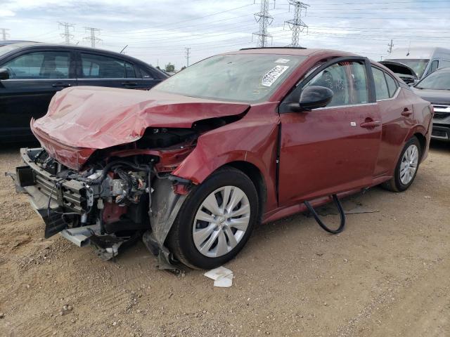 3N1AB8DV9NY312885 - 2022 NISSAN SENTRA SR RED photo 1