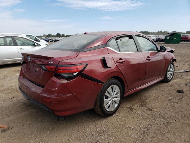 3N1AB8DV9NY312885 - 2022 NISSAN SENTRA SR RED photo 3