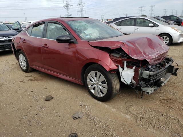 3N1AB8DV9NY312885 - 2022 NISSAN SENTRA SR RED photo 4