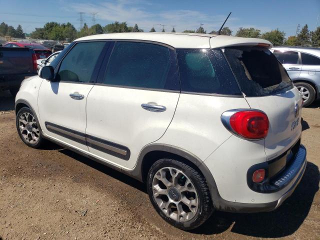 ZFBCFADH7EZ023699 - 2014 FIAT 500L TREKKING WHITE photo 2