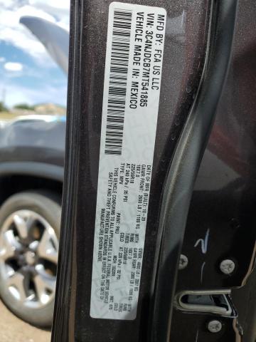 3C4NJDCB7MT541885 - 2021 JEEP COMPASS LIMITED CHARCOAL photo 12