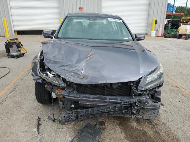 1HGCR2F85EA137949 - 2014 HONDA ACCORD EXL GRAY photo 5