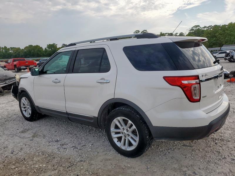 1FM5K7D85FGB72898 - 2015 FORD EXPLORER XLT WHITE photo 2