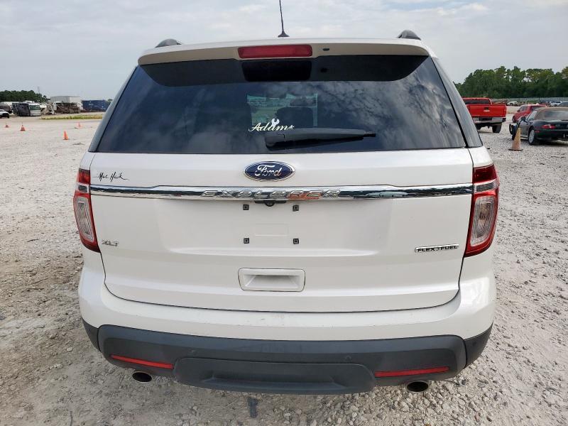 1FM5K7D85FGB72898 - 2015 FORD EXPLORER XLT WHITE photo 6