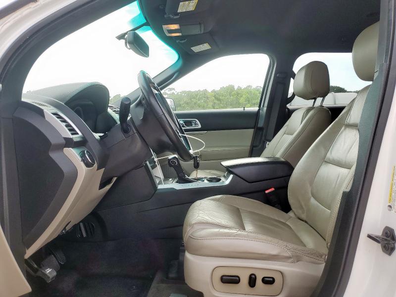 1FM5K7D85FGB72898 - 2015 FORD EXPLORER XLT WHITE photo 7