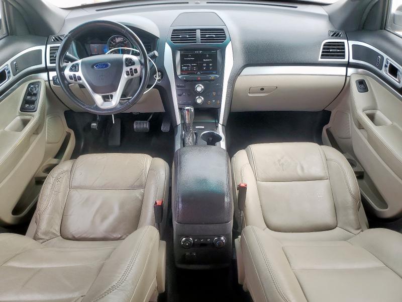 1FM5K7D85FGB72898 - 2015 FORD EXPLORER XLT WHITE photo 8