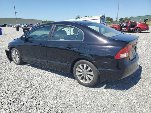2HGFA16869H524421 - 2009 HONDA CIVIC EX BLACK photo 2