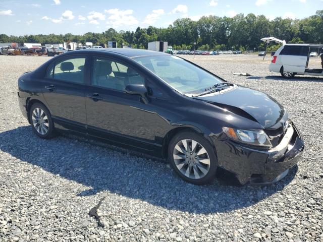 2HGFA16869H524421 - 2009 HONDA CIVIC EX BLACK photo 4