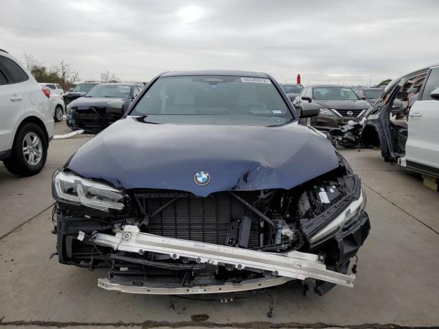 WBA13BK02MCG18980 - 2021 BMW M550XI BLUE photo 5