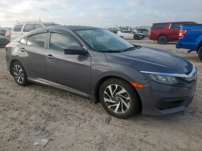 19XFC2F72GE054256 - 2016 HONDA CIVIC EX GRAY photo 4