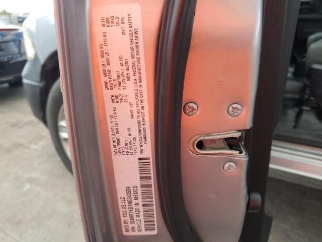 3C6RR7KG9NG343559 - 2022 RAM 1500 CLASSIC TRADESMAN Gris photo 12