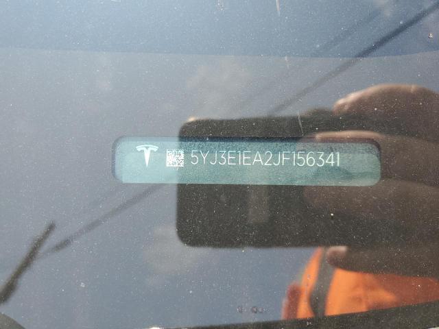 5YJ3E1EA2JF156341 - 2018 TESLA MODEL 3 BLACK photo 13