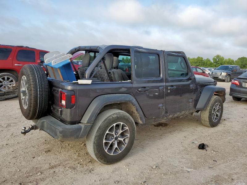 1C4PJXDN0RW133023 - 2024 JEEP WRANGLER SPORT ნაცრისფერი ფოტო 3