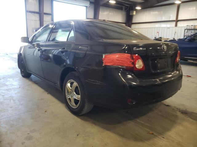 2T1BU4EE7AC396878 - 2010 TOYOTA COROLLA BASE BLACK photo 3