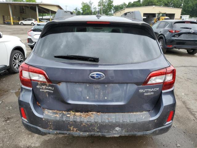 4S4BSENC1G3359526 - 2016 SUBARU OUTBACK 3.6R LIMITED GRAY photo 6