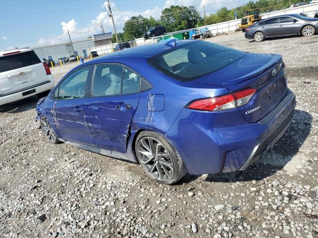5YFS4MCE1MP068539 - 2021 TOYOTA COROLLA SE BLUE photo 2