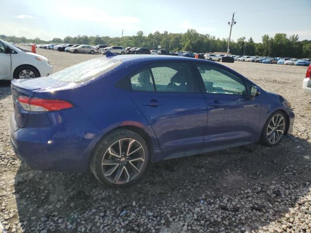5YFS4MCE1MP068539 - 2021 TOYOTA COROLLA SE BLUE photo 3