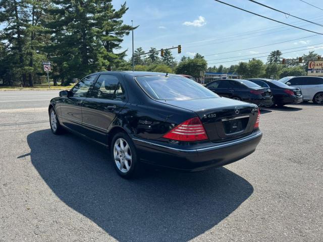 WDBNG83JX3A337910 - 2003 MERCEDES-BENZ S 430 4MATIC BLACK photo 4