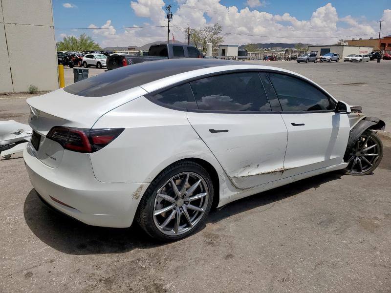 5YJ3E1EB0NF210136 - 2022 TESLA MODEL 3 白色 照片 3