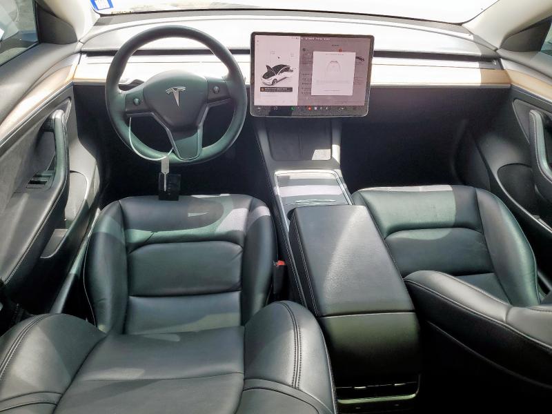 5YJ3E1EB0NF210136 - 2022 TESLA MODEL 3 白色 照片 8