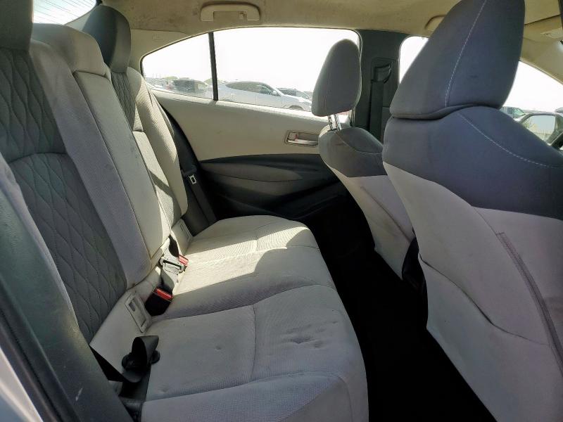 JTDEPRAE4LJ070387 - 2020 TOYOTA COROLLA LE ვერცხლისფერი ფოტო 10