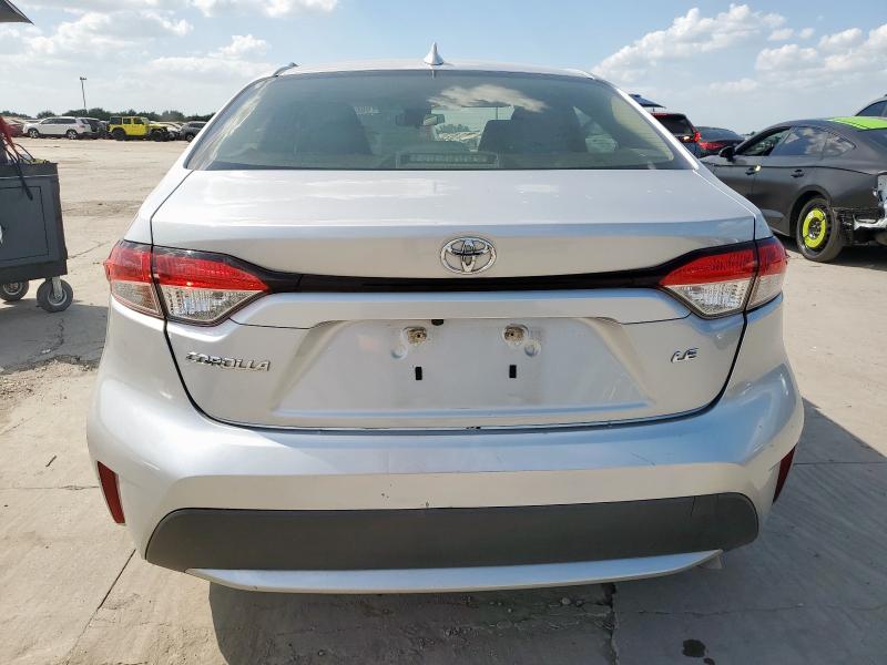 JTDEPRAE4LJ070387 - 2020 TOYOTA COROLLA LE ვერცხლისფერი ფოტო 6