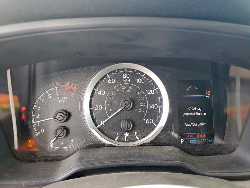 JTDEPRAE4LJ070387 - 2020 TOYOTA COROLLA LE ვერცხლისფერი ფოტო 9