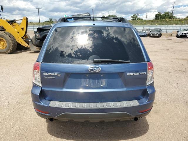 JF2SHBDC8CH444302 - 2012 SUBARU FORESTER 2.5X PREMIUM BLUE photo 6