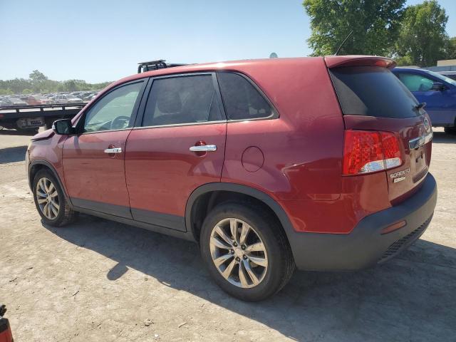 5XYKU4A28BG015962 - 2011 KIA SORENTO EX RED photo 2