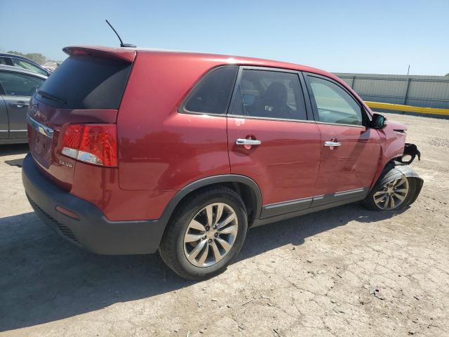 5XYKU4A28BG015962 - 2011 KIA SORENTO EX RED photo 3