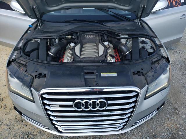 WAUAVAFD5CN006063 - 2012 AUDI A8 QUATTRO SILVER photo 11