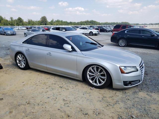 WAUAVAFD5CN006063 - 2012 AUDI A8 QUATTRO SILVER photo 4