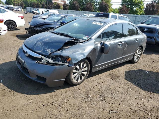2HGFA1F91AH535453 - 2010 HONDA CIVIC EXL GRAY photo 1
