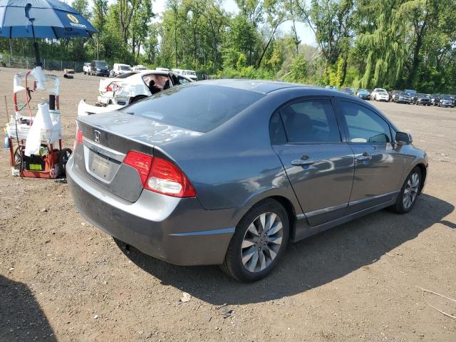 2HGFA1F91AH535453 - 2010 HONDA CIVIC EXL GRAY photo 3