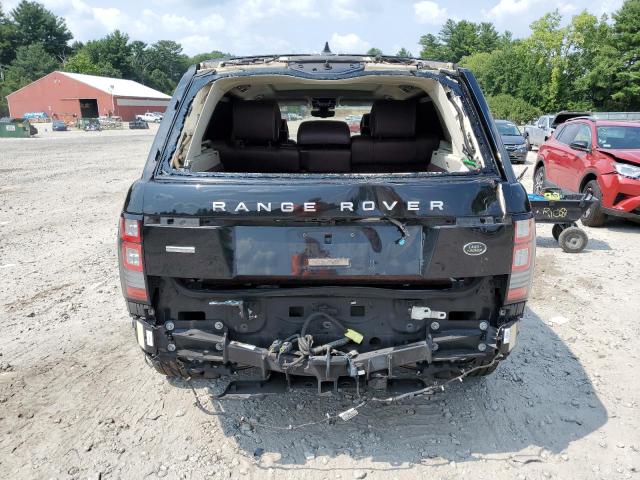SALGV5FE5HA335818 - 2017 LAND ROVER RANGE ROVE AUTOBIOGRAPHY BLACK photo 6