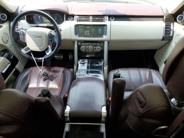 SALGV5FE5HA335818 - 2017 LAND ROVER RANGE ROVE AUTOBIOGRAPHY BLACK photo 8