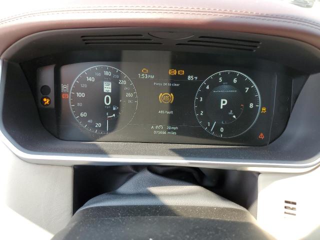 SALGV5FE5HA335818 - 2017 LAND ROVER RANGE ROVE AUTOBIOGRAPHY BLACK photo 9